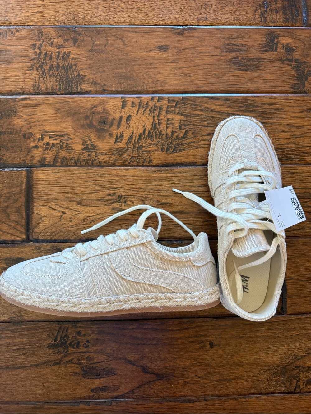 H&M Espadrille Sneakers, Beige - NWT